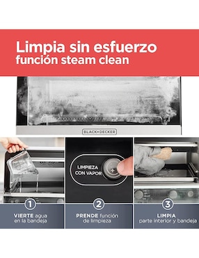 Horno eléctrico freidora Black + Decker TOD6020B-LA Aquila 19 l