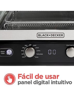 Horno eléctrico freidora Black + Decker TOD6020B-LA Aquila 19 l