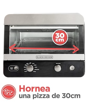 Horno eléctrico freidora Black + Decker TOD6020B-LA Aquila 19 l