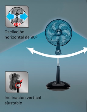 Ventilador de piso T-Fal 3 velocidades