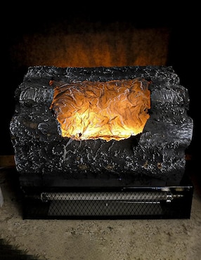 Calefactor de chimenea eléctrico Mil Luces de 127 V
