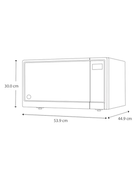 Horno de microondas de convección con grill General Electric modelo Mge14xaf 1.4 pies cúbicos