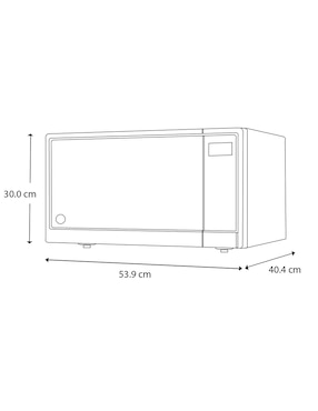 Horno de microondas de convección con grill General Electric modelo Mge11xaf 1.1 pies cúbicos