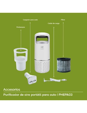 Purificador de aire Avera Smart Home PHEPA03