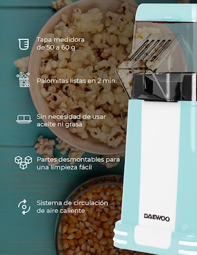 Máquina palomitas Daewoo de acero