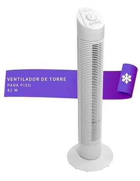 VENTILADOR DE TORRE VT-98-B42W, BLANCOV