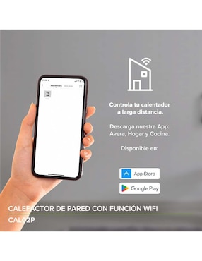 Calefactor de pared eléctrico Avera de 127 V