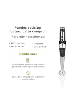 Batidora de inmersión Avera 16 velocidades Bi01