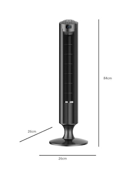 Ventilador de torre Mytek con control remoto 3 velocidades