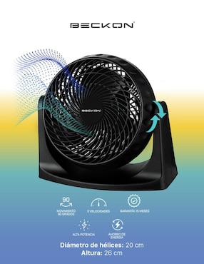 Ventilador de piso Beckon 3 velocidades