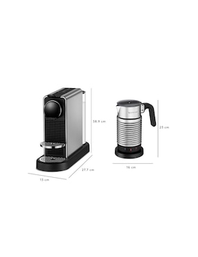 Cafetera de cápsula Nespresso Citiz Platinum A4KD140-MX-TINE