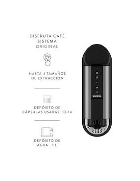 Cafetera de cápsula Nespresso Citiz Platinum A4KD140-MX-TINE
