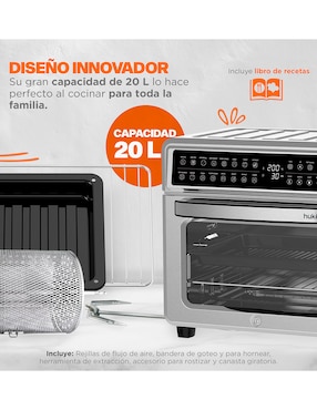 Horno eléctrico freidora Masterchef Mk-afo-20t 20 l