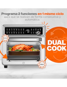 Horno eléctrico freidora Masterchef Mk-afo-20t 20 l
