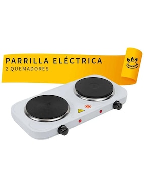 Parrilla eléctrica Iusa IU-2D2000 de acero