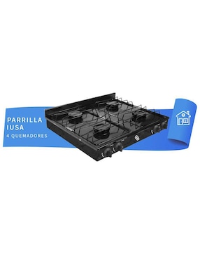 Parrilla Iusa PGLP 4QJ de acero