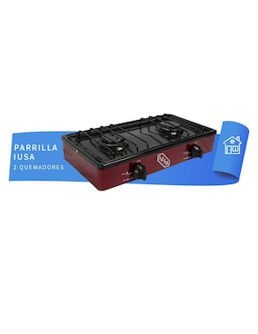 Parrilla Iusa PGLP 2QV de acero