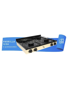 Parrilla Iusa PGLP 4QA de acero