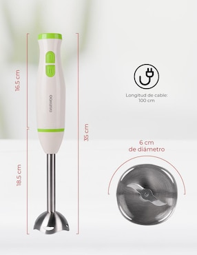Batidora de inmersión Daewoo 2 velocidades Dhb-638