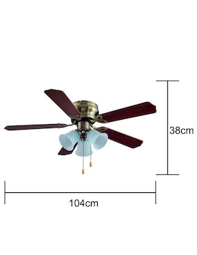Ventilador de techo Igoto 3 velocidades