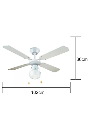 Ventilador de techo Igoto 3 velocidades