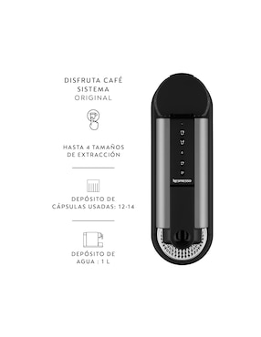 Cafetera multicápsulas Nespresso C140-MX-TI-NE