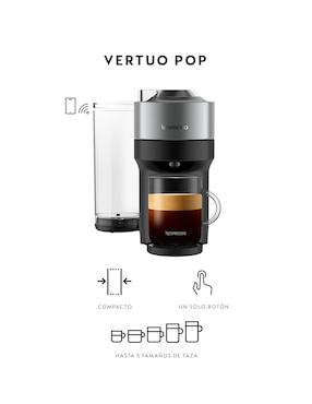 Cafetera multicápsulas Nespresso Vertuo Pop GCV6-US-TI-NE3