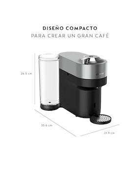 Cafetera multicápsulas Nespresso Vertuo Pop GCV6-US-TI-NE3