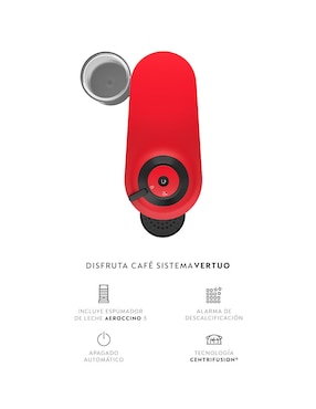 Combo cafetera y aeroccino Nespresso Vertuo Pop A3KGCV6-USRE-NE