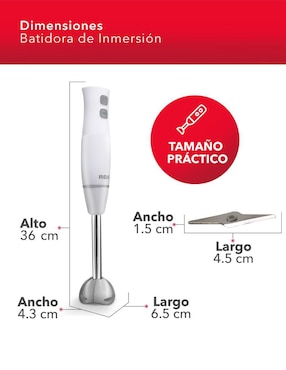Batidora de inmersión Rca 2 velocidades Rc-1204