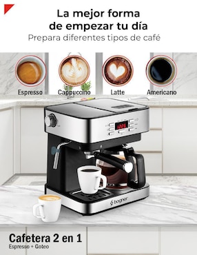 Cafetera Combi Bogner bdecm02
