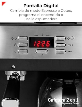 Cafetera Combi Bogner bdecm02
