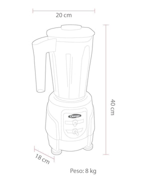 Licuadora Omega Juicers 2 velocidades