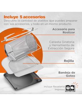 Freidora de aire Masterchef 12 L Mk-Afo-12T