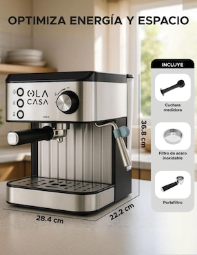 Cafetera espresso Ola Casa Delux