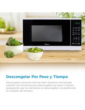 Horno de microondas convencional Midea modelo MMDF07S2BW 0.7 pies cúbicos