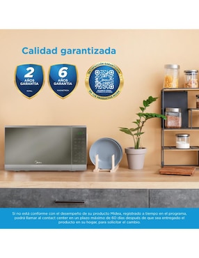 Horno de microondas de convección Midea modelo MMDF07S2MG 0.7 pies cúbicos