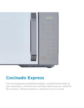 Horno de microondas convencional Midea modelo MMDX11S2MG 1.1 pies cúbicos