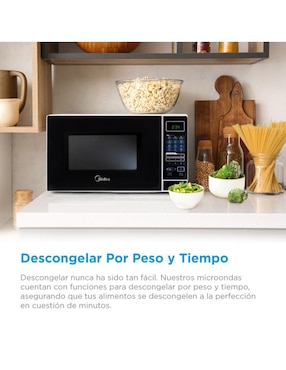 Horno de microondas convencional Midea modelo MMDX11S2MG 1.1 pies cúbicos