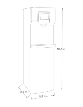Dispensador de agua eléctrico Whirlpool WK0260B