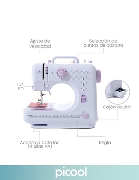 Máquina de coser portátil Pi & Cool jm1700