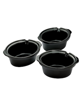 Chafer bufetera de cerámica Timco Cuisine 3 compartimentos