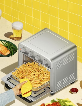 Horno eléctrico freidora Chefman RJ50-SS-M18-MX 18 l