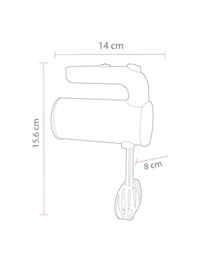 Batidora manual Decakila 5 velocidades Kumx009M