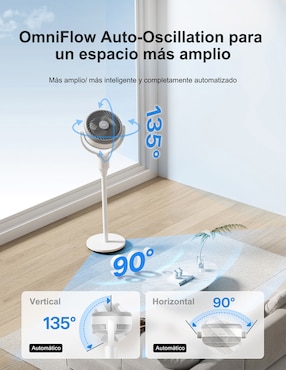 Ventilador de pedestal Heuman Brand con control remoto 3 velocidades