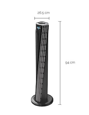 Ventilador de torre Vornado con control remoto 3 velocidades