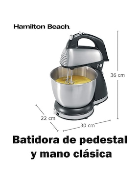 Batidora de pedestal Hamilton Beach 6 velocidades B4640
