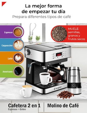 Cafetera Combi Bogner bdecm02/bcg01
