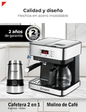 Cafetera Combi Bogner bdecm02/bcg01