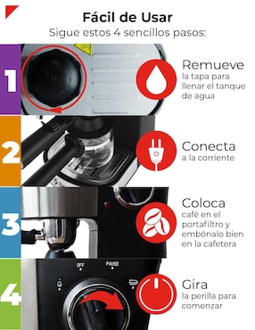 Cafetera Combi Bogner bdecm02/bcg01